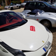 1000 Miglia signs similar to this hood decal are posted at every intersection along the route, pointing the direction you should go.